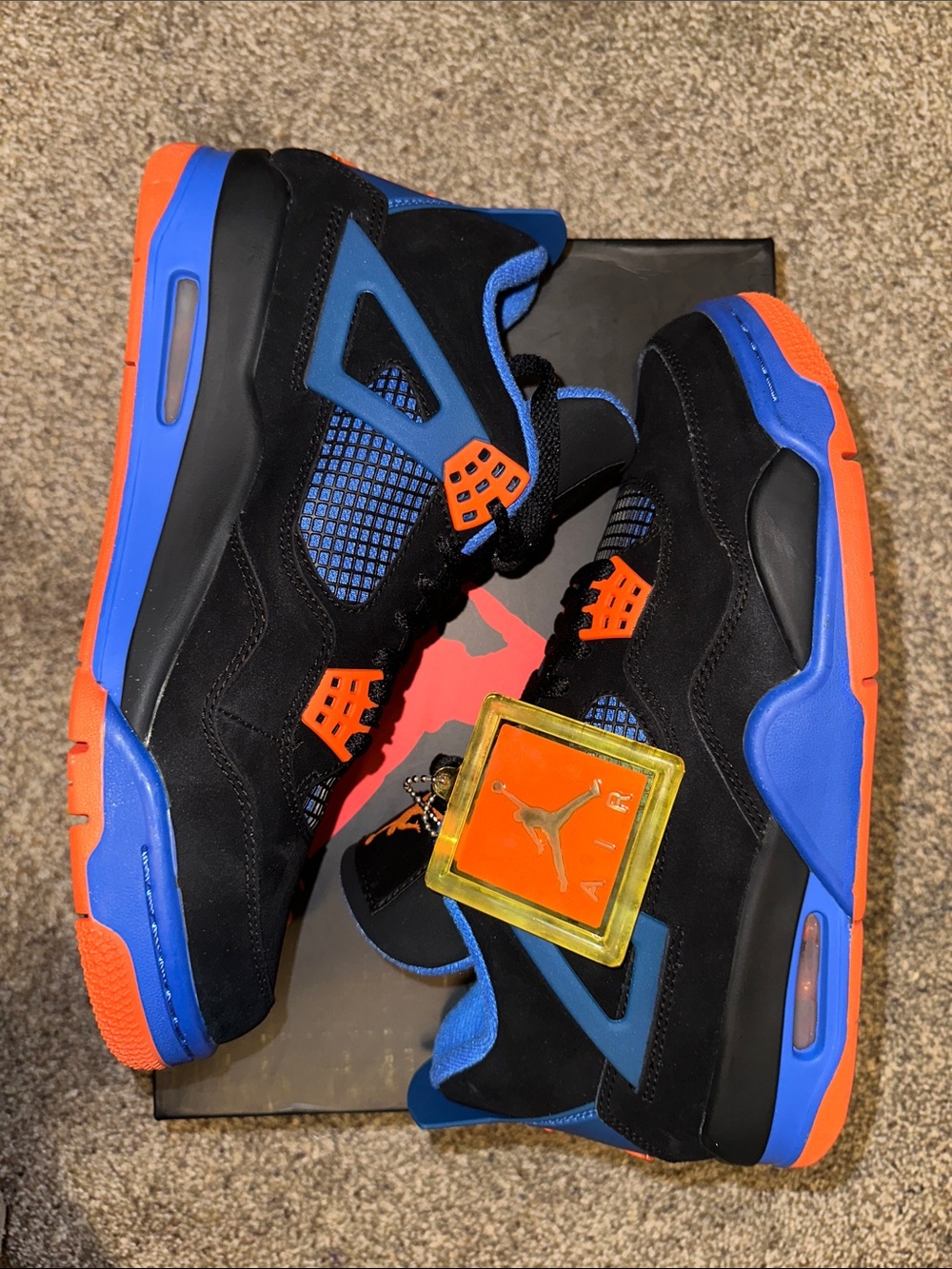 NIKE AIR JORDAN 4 RETRO NEW YORK KICKS ‘CAVS’ NEW DEADSTOCK 2012 - MENS SIZE 9